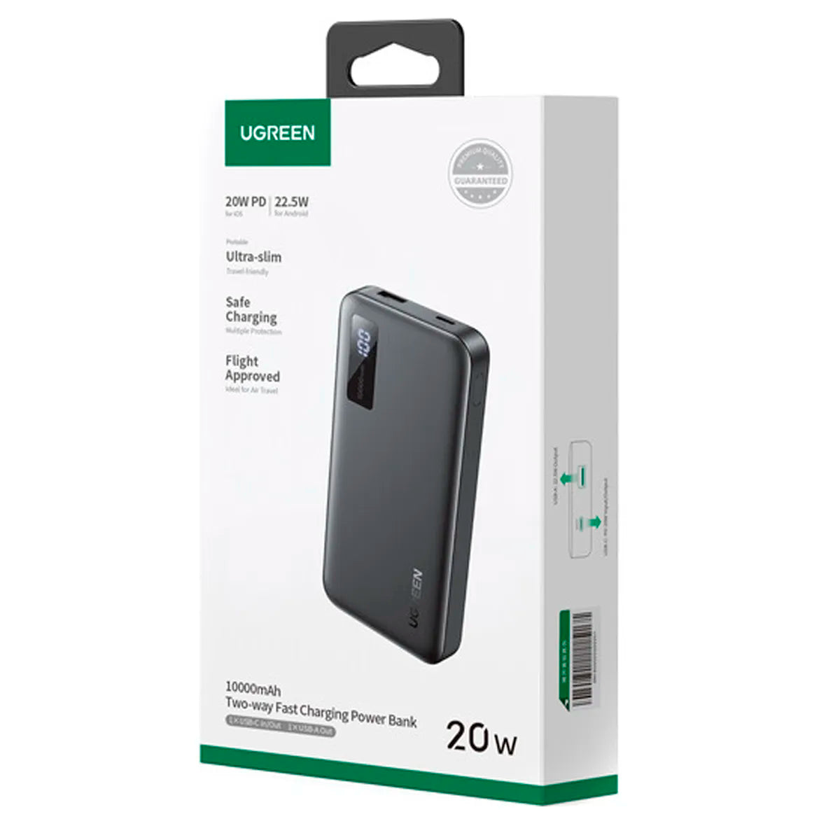 UGREEN PB311 25742 Power Bank 10000mah Carga Rapida Pantalla Digital