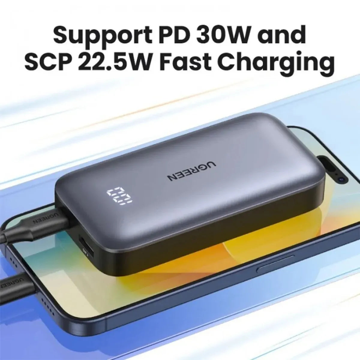 UGREEN PB502 25185 Mini Powerbank 10000mAh 30W Cargador portátil