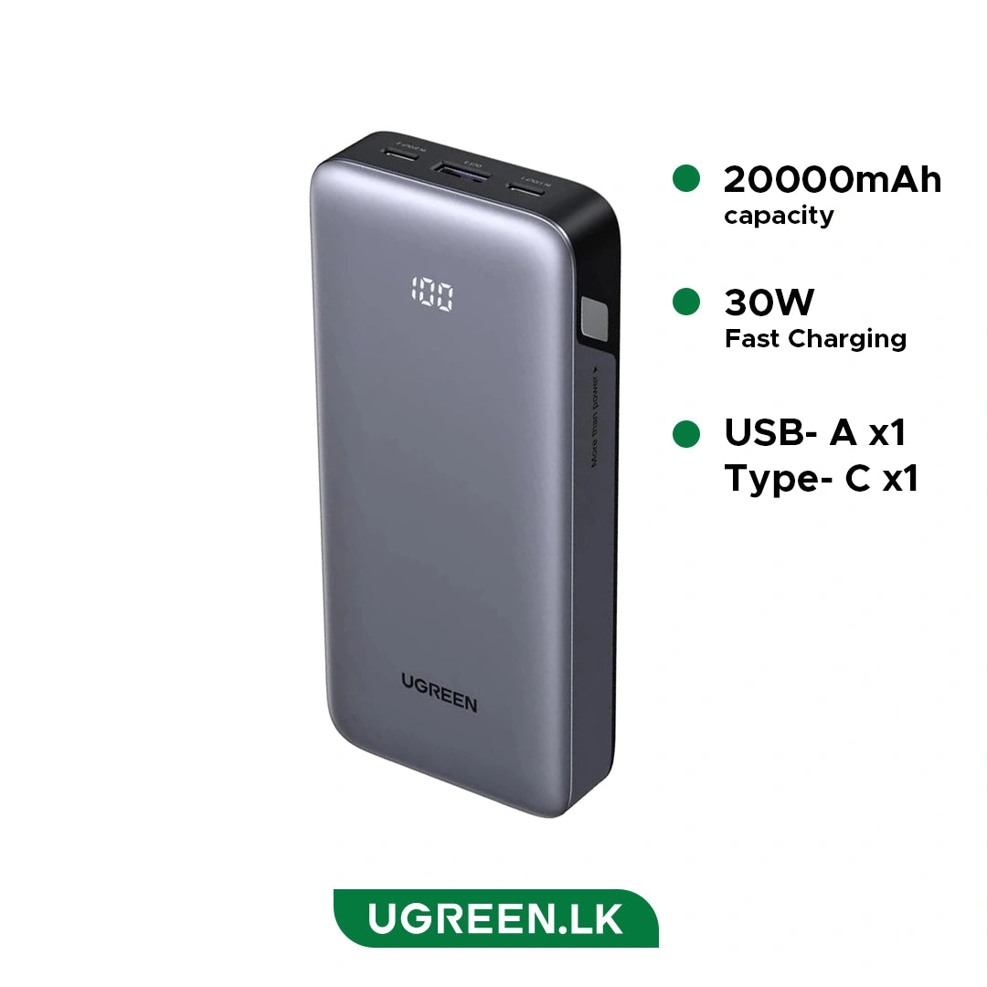 UGREEN PB532 55989B Power Bank Inalámbrico Magnético 20000mAh