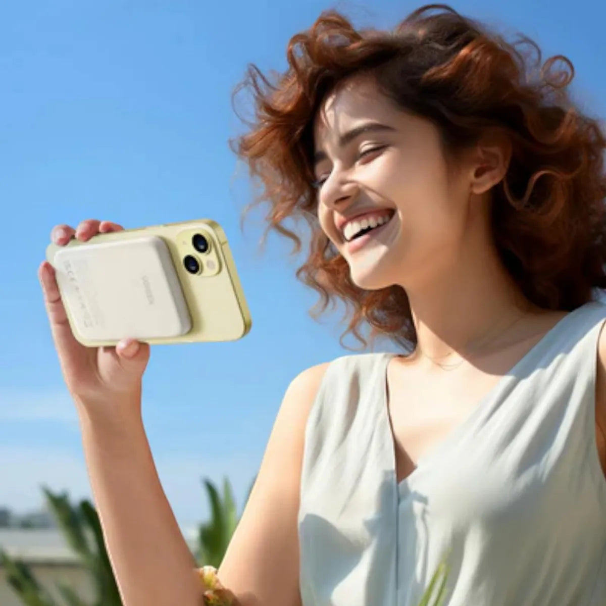 UGREEN PB560 25207 Power Bank Magnético Beige de 5000mAh