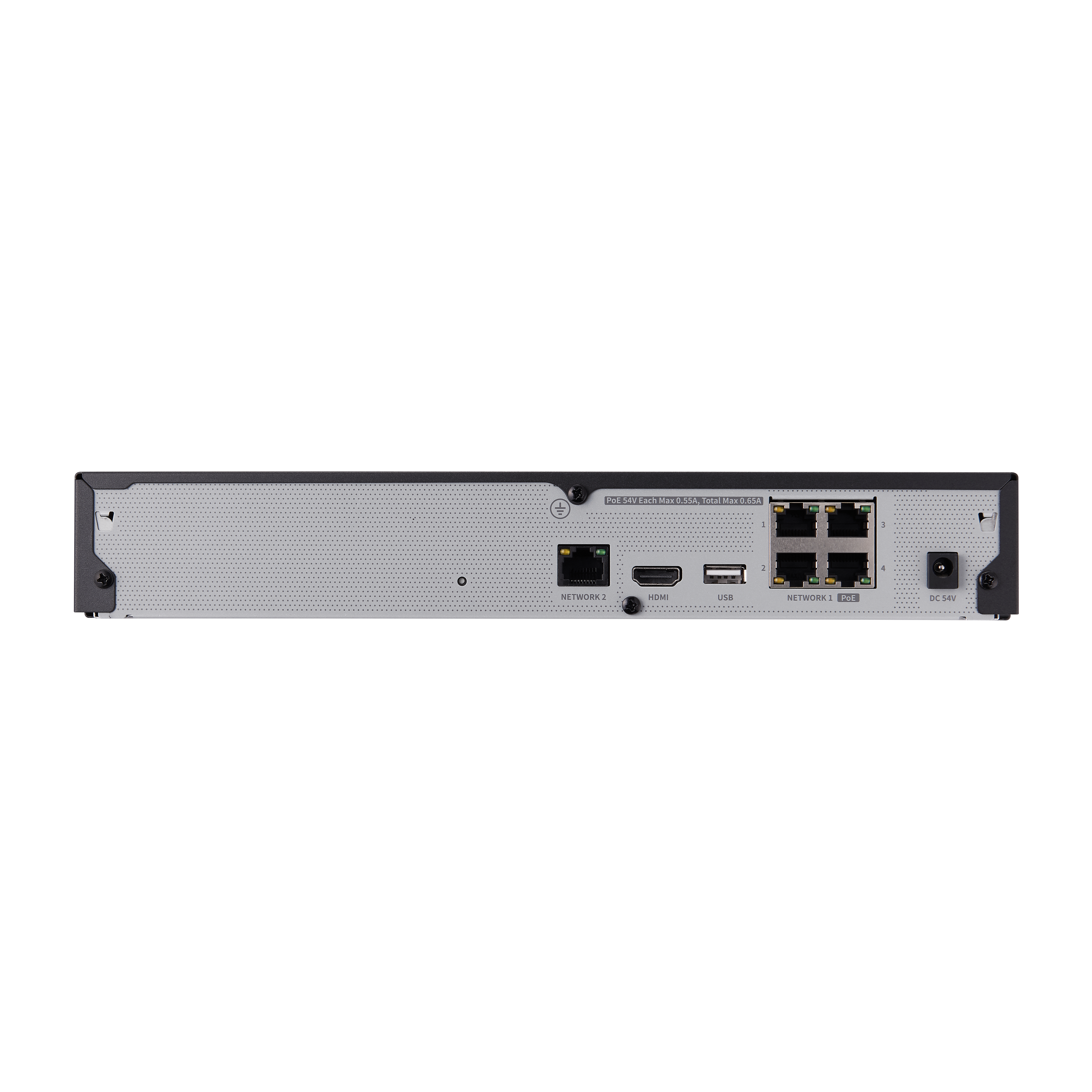 HANWHA VISION QRN-430S-6TB NVR PoE 4 Canales 8MP
