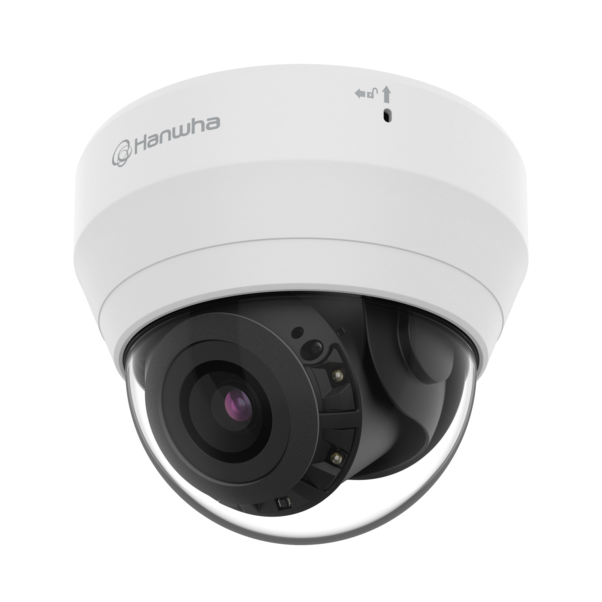 HANWHA VISION QND-6082R Camara de Seguridad IP 2MP PoE Lente Varifocal Motorizada 3.2-10mm