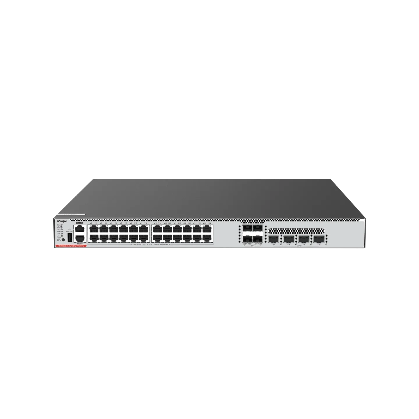 RUIJIE REYEE RG-CS86-24XMG4XS4VS-UPD Switch 24 Puertos Multi-Gigabit PoE++ Uplinks 25G L3