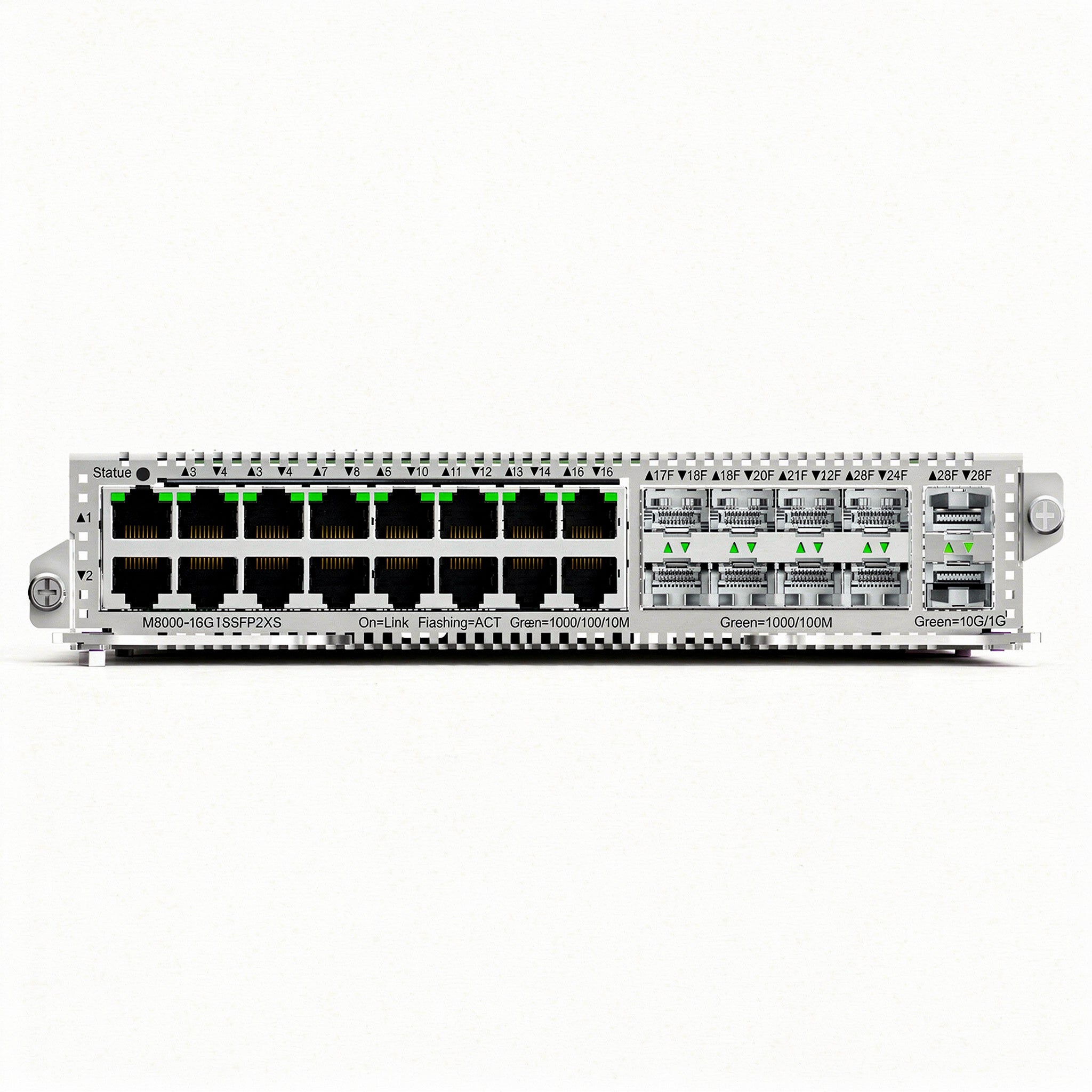 RUIJIE REYEE RG-M6000-16SFP8GT2XS Tarjeta de Red 16SFP + 8 Puertos Gb Ethernet + 2SFP 10G para RG-NBS6002