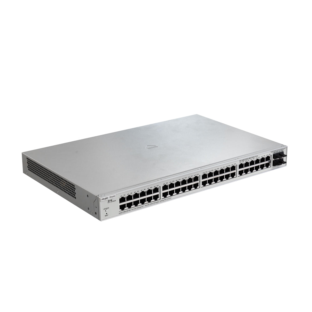 RUIJIE REYEE RG-NBS3200-48GT4XS-P-V2 Switch 48 Puertos RJ45 1Gb PoE/PoE+ 4P 10G SFP+ Apilable 370W