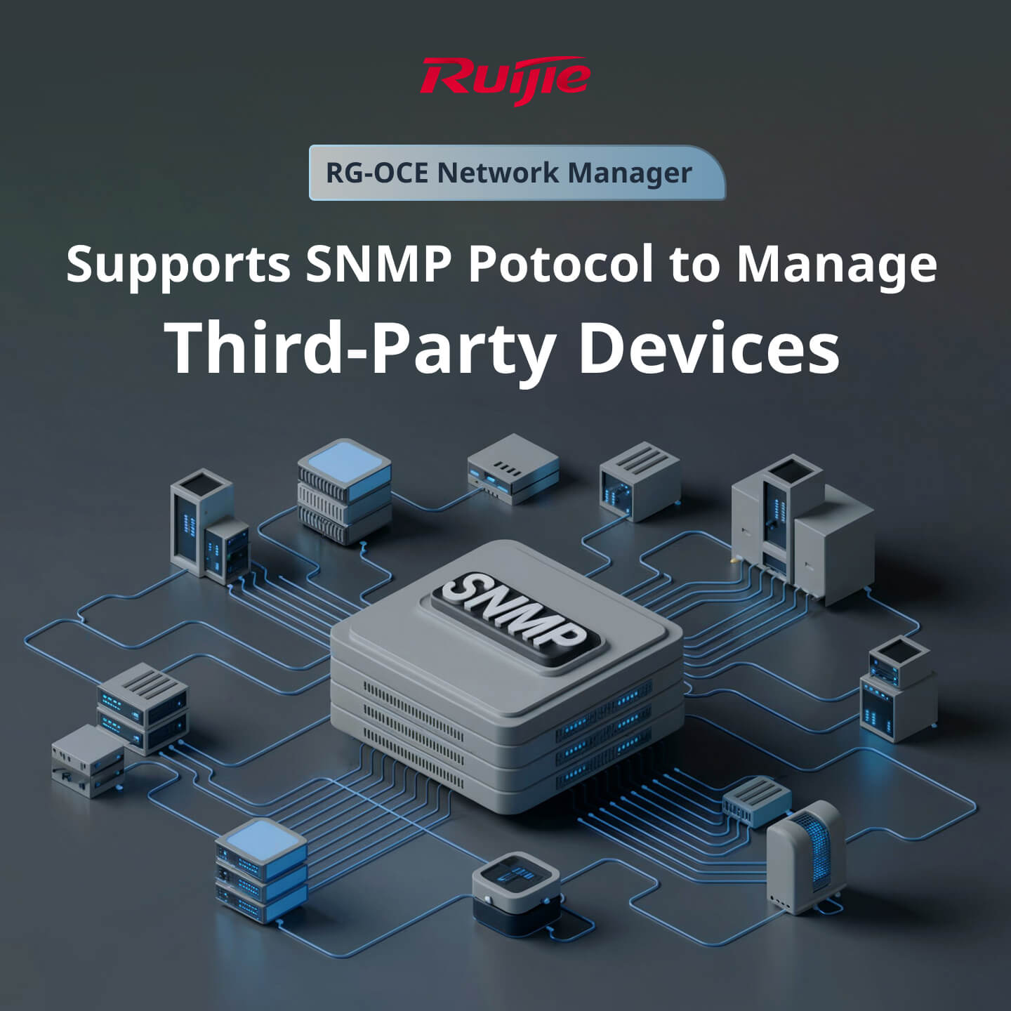 RUIJIE REYEE RG-OCE-NETWORK-BASE Software de Gestión hasta 10 Equipos