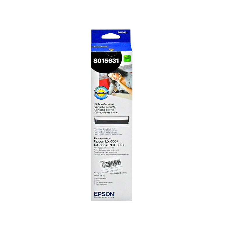 EPSON S015631 Cartucho de Cinta Negro