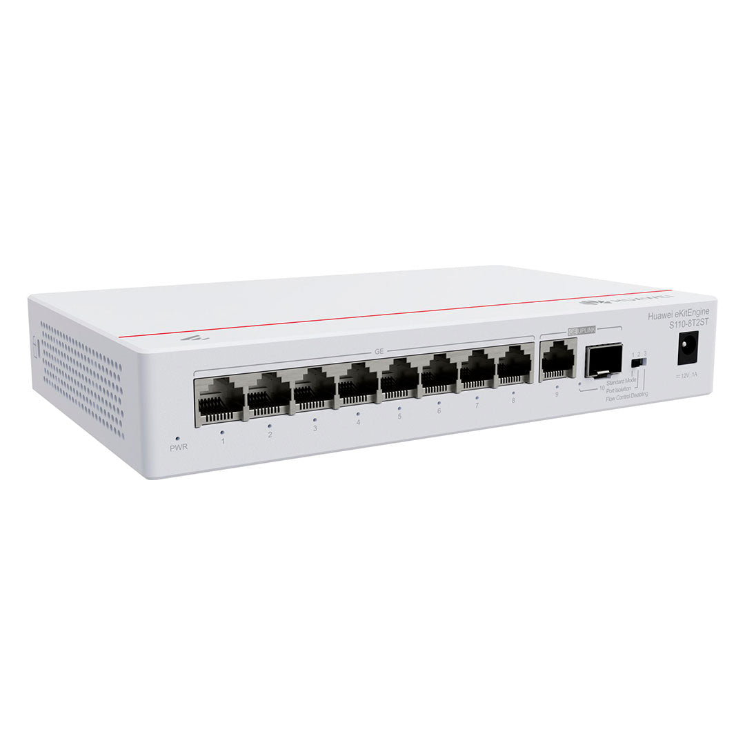 HUAWEI S110-8T2ST Switch Gigabit 8 Puertos + Combo SFP No administrable