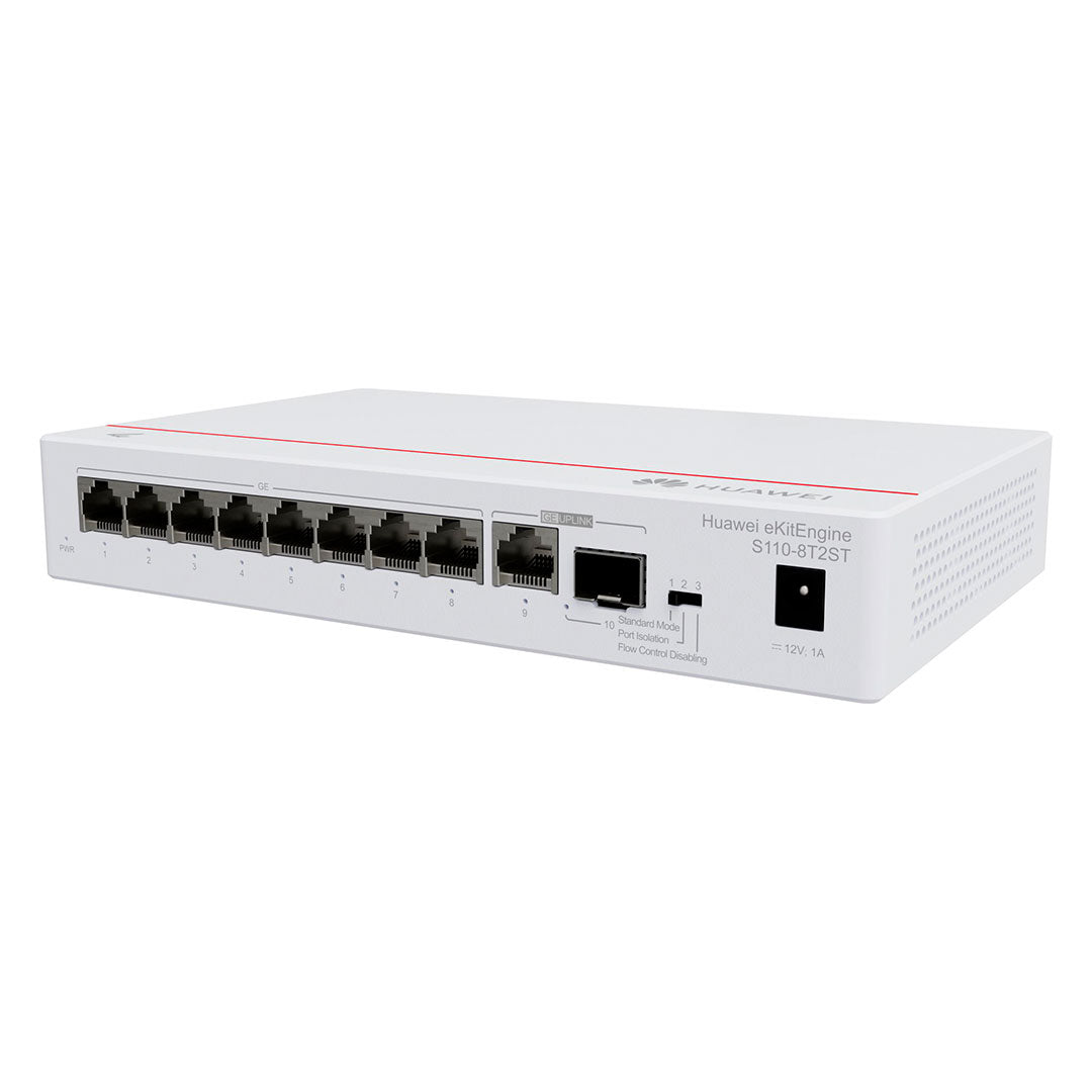 HUAWEI S110-8T2ST Switch Gigabit 8 Puertos + Combo SFP No administrable