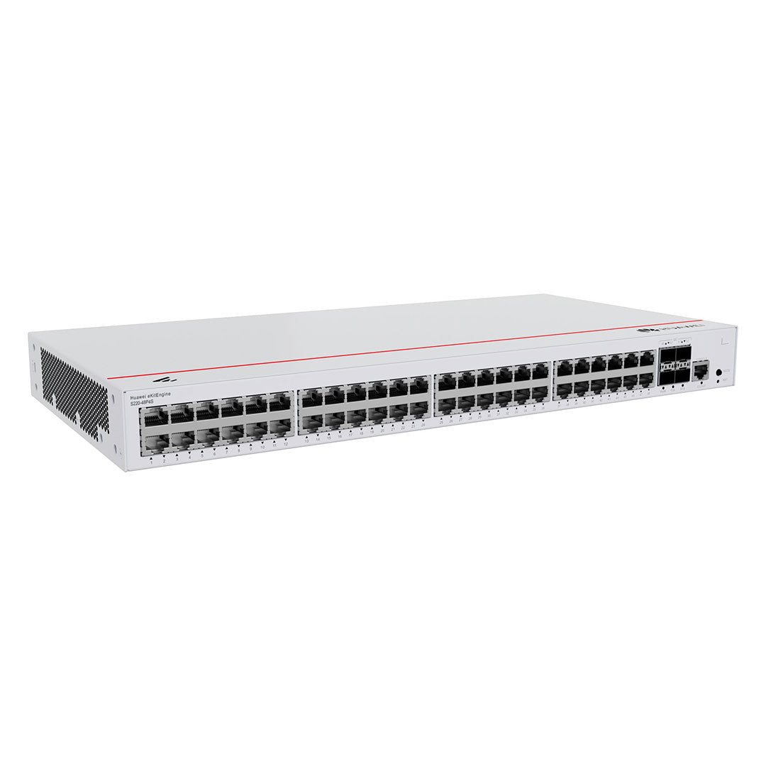 HUAWEI eKIT S220-48P4S Switch PoE 48 Puertos Gigabit 4SFP 1GB 380W Administrable L2