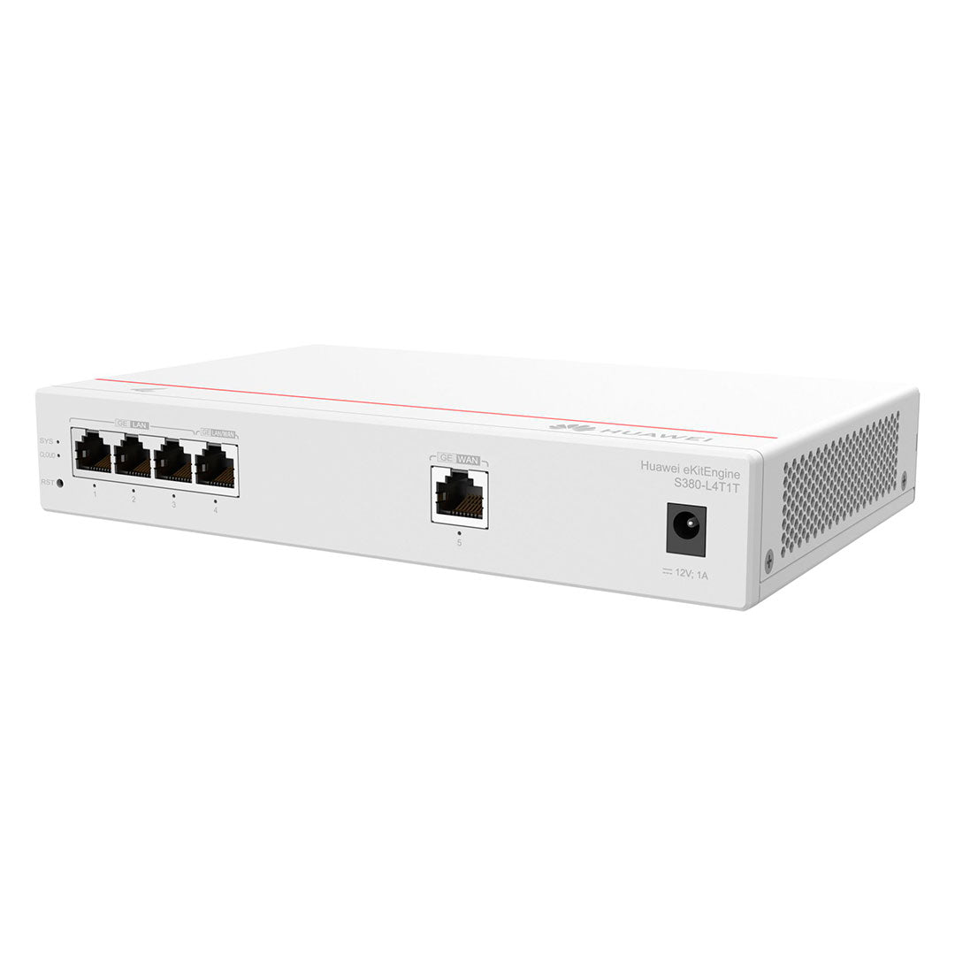 HUAWEI eKIT S380-L4T1T Router Gateway Multiservicio 4 Puertos Gigabit 1 WAN 512Mb