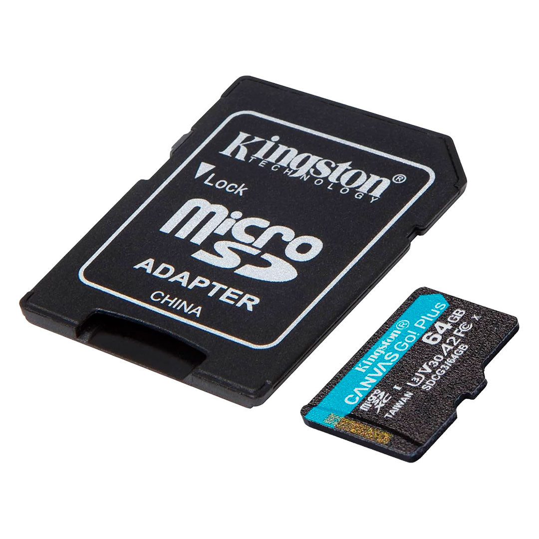 KINGSTON SDCG3/64GB Memoria microSDXC 64GB Canvas Go C10