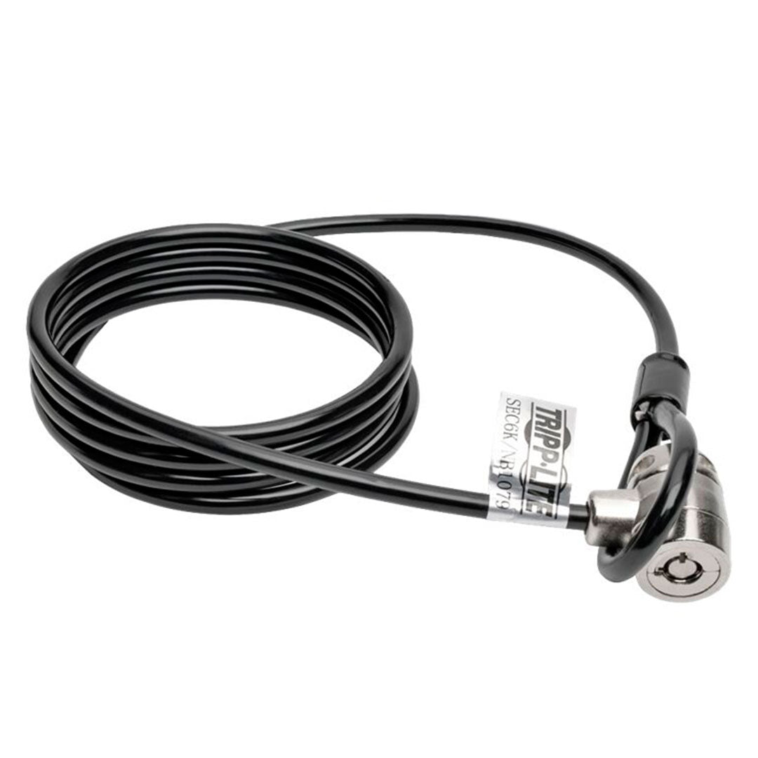 TRIPP LITE SEC6K Ceradura de Seguridad para Laptosps Perifericos Llave 1.83m 6Pies