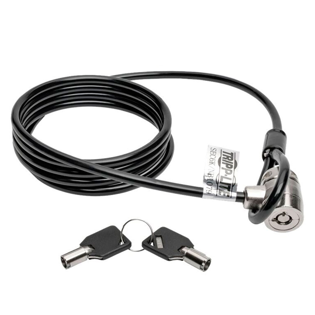 TRIPP LITE SEC6K Ceradura de Seguridad para Laptosps Perifericos Llave 1.83m 6Pies