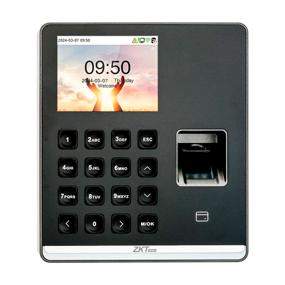ZKTECO SENSEFP M1 Control de Asistencia Con Lector de Huella y Tarjeta