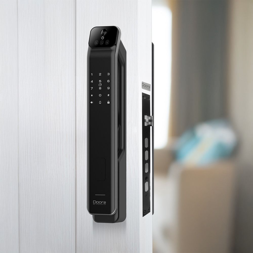 ZKTECO SL01-Z350VPN Cerradura Inteligente BT con Lector de Huella, Rostro, Tarjeta y PIN