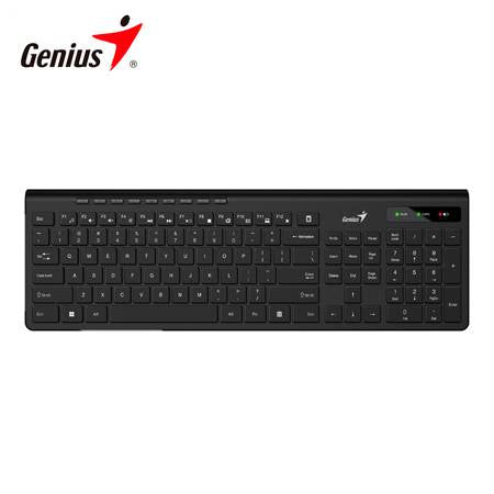 GENIUS SLIMSTAR 7230 Teclado inalámbrico multimedia SP negro 31310021401