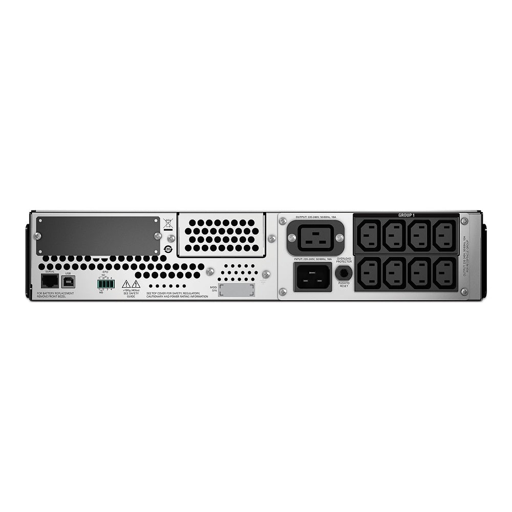 APC SMT2200RMI2UC UPS Online 2.2kva 1.98kw 2ru 8 Tomas Montaje Bastidor Pantalla LCD