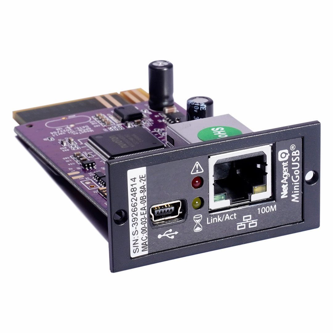ENERSAFE SNMPMT MINI Tarjeta SNMP 1F monitoreo puerto RJ45