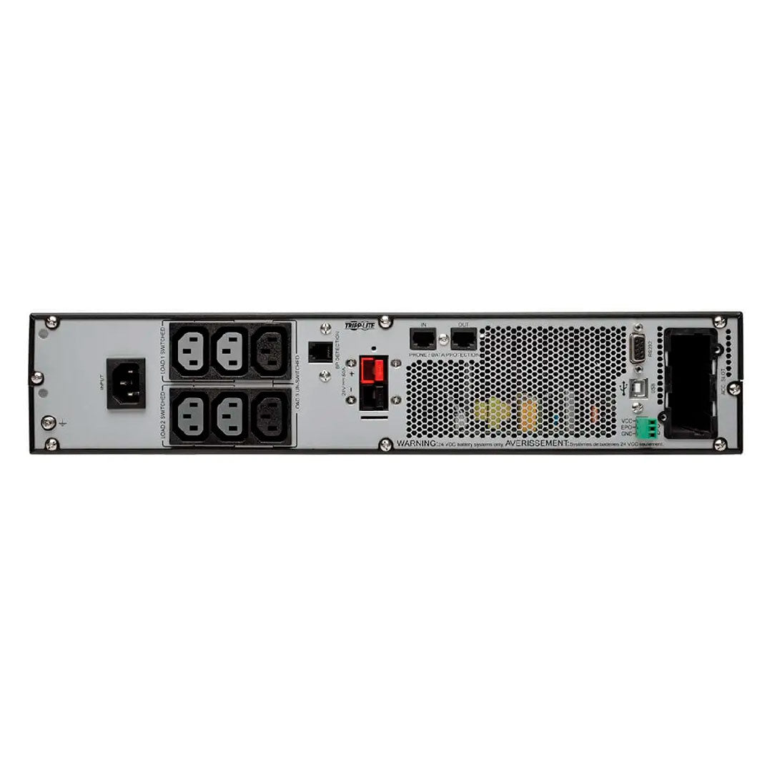 TRIPP-LITE SUINT1000LCD2U UPS SAI Tripp-Lite SUINT1000LCD2U 1 kVA, 900 W 208/230 V 2U Doble conversión en línea factor de conversión