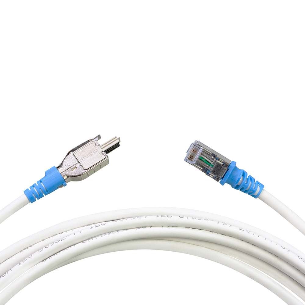 SIEMON T2E2-05M-B06L PATCH CORD, TERA 2 PARES, RJ45, CAT5E 5MTS.