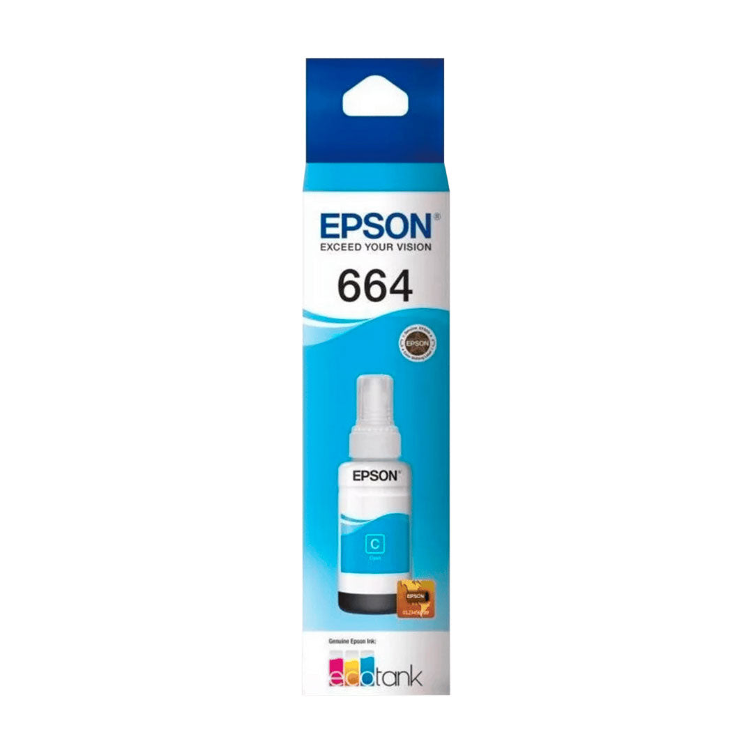 EPSON T664220-AL Botella de Tinta Cian 70 ML