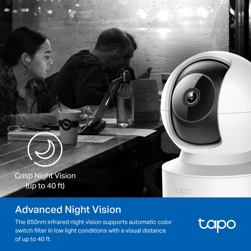 TP-LINK TAPO C222 (CAJA ABIERTA 8/10) Cámara de seguridad WIFI 4MP 2K+ 360º PT