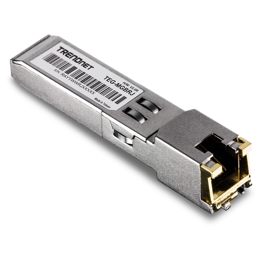 TRENDNET TEG-MGBRJ - Modulo SFP de cobre 1000BASE-T RJ-45