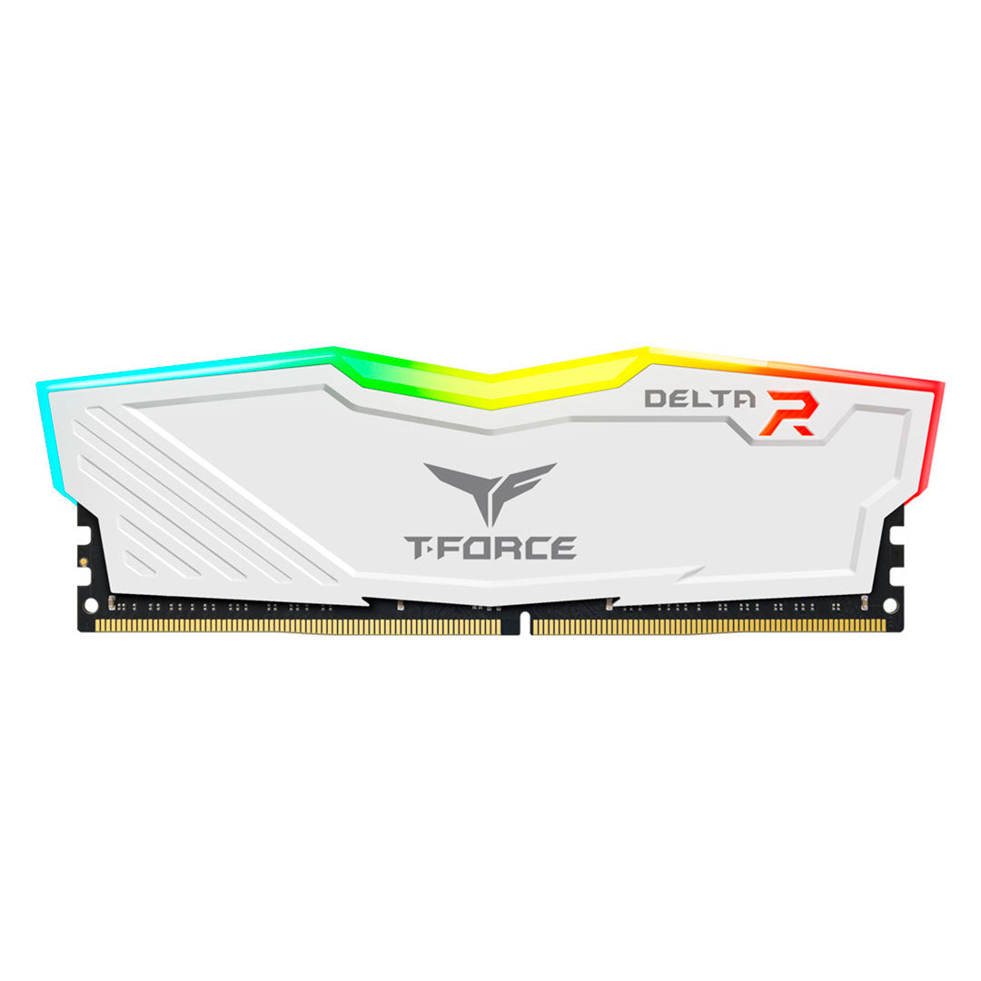 TEAMGROUP DELTA Memoria RAM RGB DDR4 32GB 3200MHz Blanco