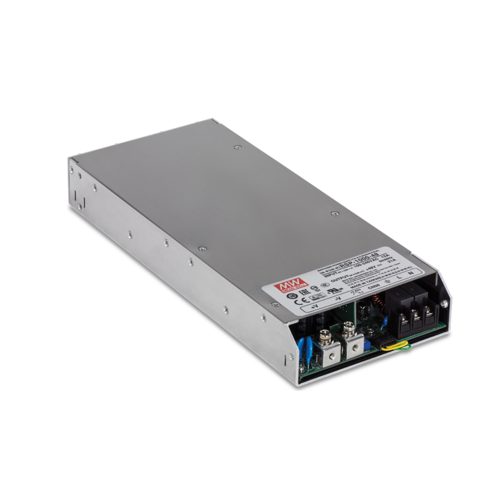 TRENDNET TI-RSP100048 - Fuente de alimentación industrial de 1000 W 48 V CC 21 A CA a CC con función PFC
