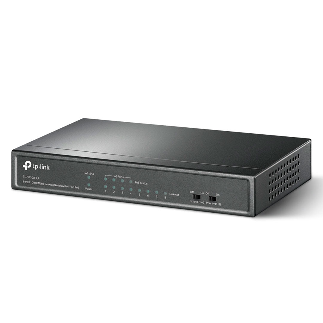 TP-LINK SF1008LP Switch 8 Puertos 10/100Mbps con 4P PoE