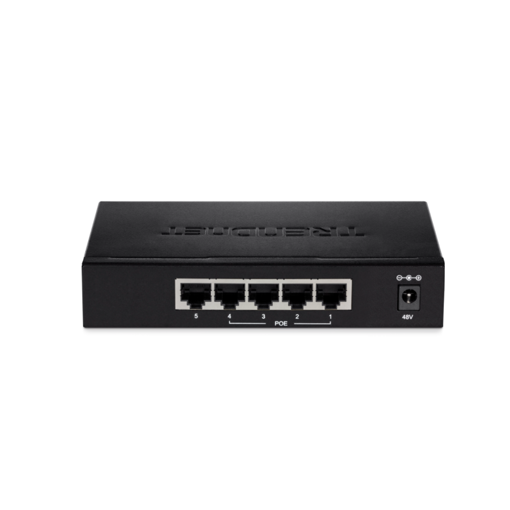 TRENDNET TPE-TG50ES - Conmutador EdgeSmart PoE de 5 puertos Gigabit 31 W