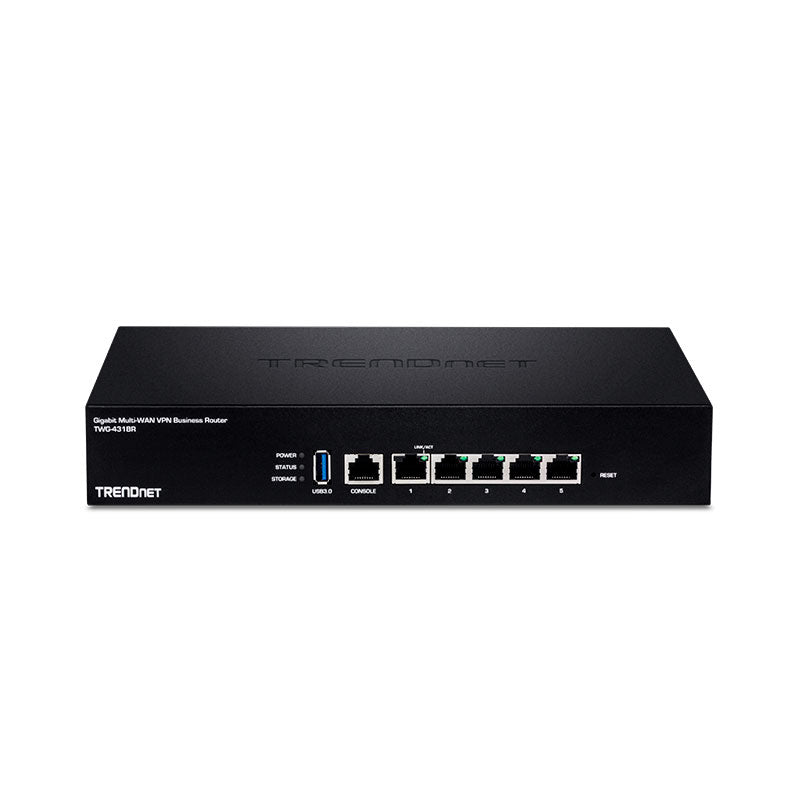 TRENDNET TWG-431BR Router empresarial Gigabit multi-WAN VPN