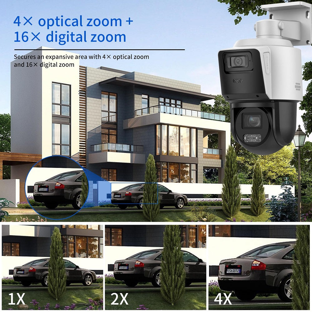 HIKVISION DS-2SE3C404MWG-E/12 Cámara de Seguridad IP PTZ 4+4MP Doble Lente