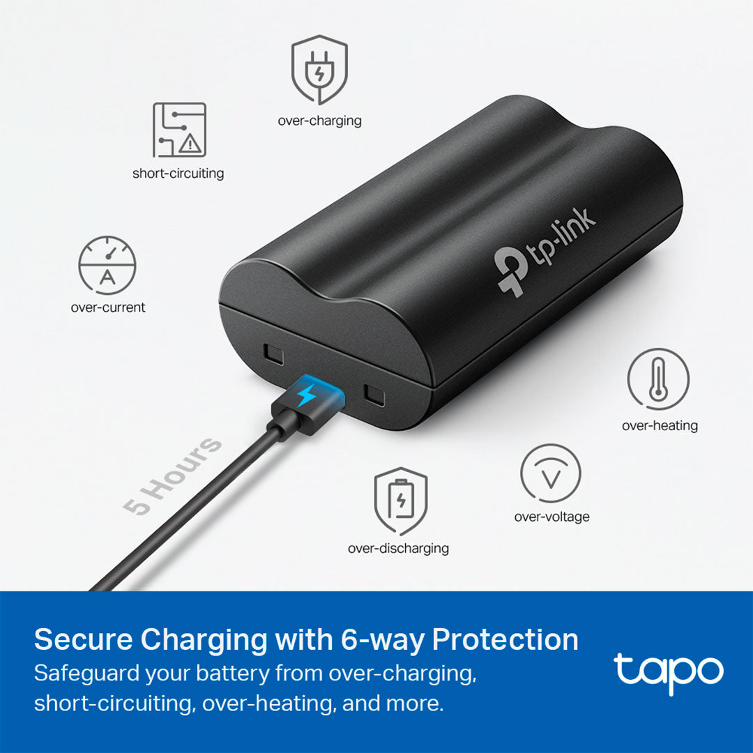 TP-LINK Tapo A100 Paquete de Baterías, 6700 mAh 3V