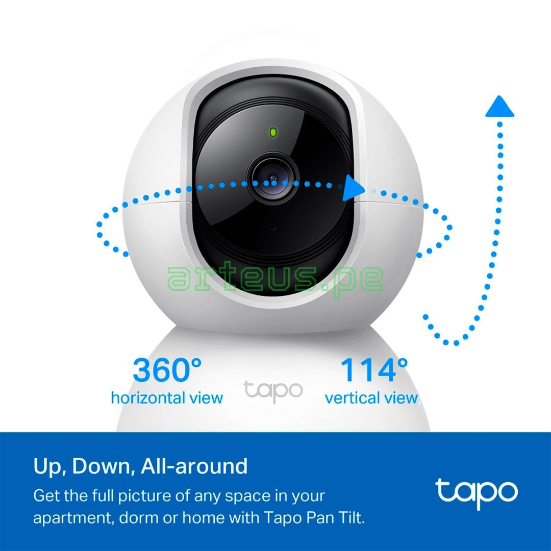 TP-LINK Tapo C200P2 Cámara de Seguridad WIFI 2MP 360°