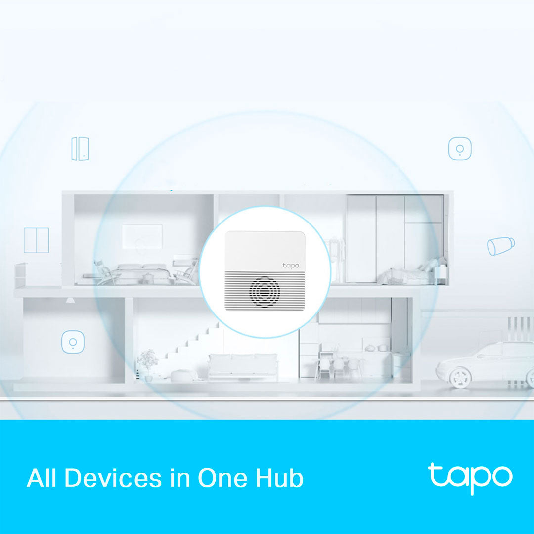 TP-LINK Tapo H200 Hub Inteligente con Alarma Integrada Para 64 dispositivos + 4 Camaras