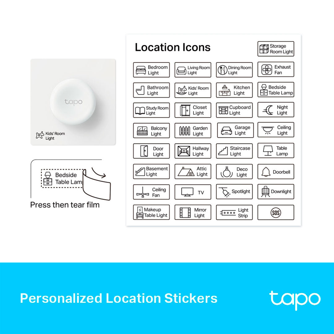 TP-LINK Tapo S200D Interruptor de Atenuación Remoto Smart