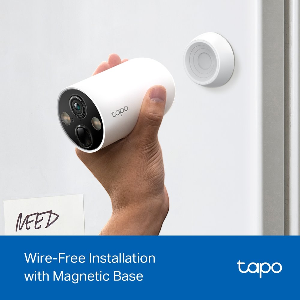TP-LINK Tapo C425 4-Pack Cámara de Vigilancia, Wi-Fi con Batería
