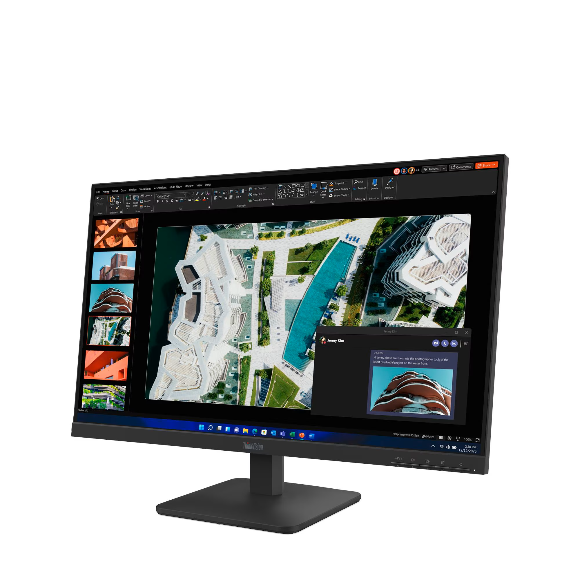 LENOVO THINKVISION S27-4E MONITOR PLANO 27" FULL HD IPS HDMI VGA