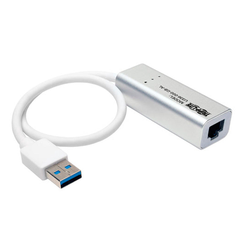 TRIPP LITE U336-000-GB-AL Adaptador de Aluminio RedUSB 3.0 A RJ45 SuperSpeed a Gigabit Ethernet