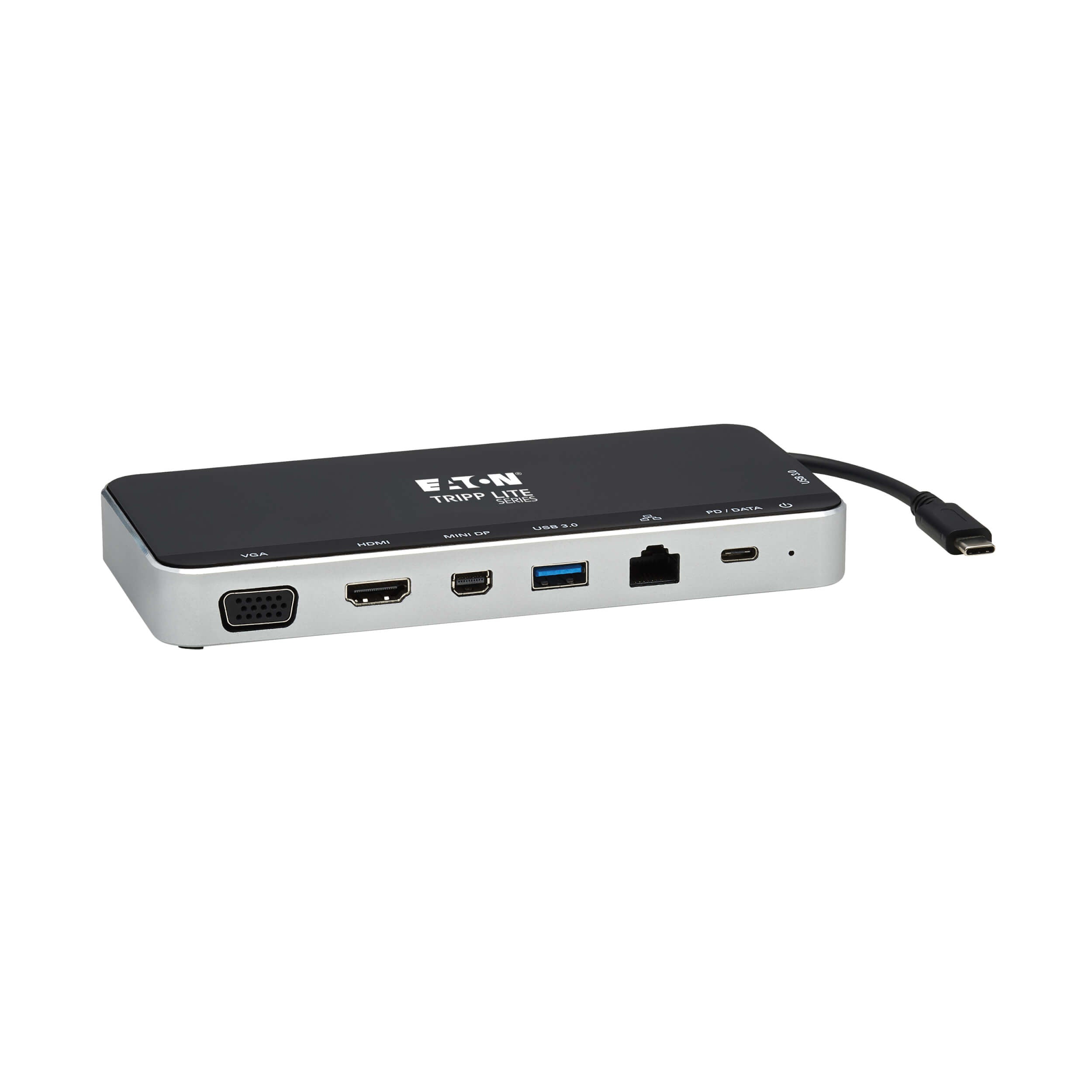 TRIPP LITE U442-DOCK16-B DOCK USB PANTALLA TRIPLE 4K Estación de acoplamiento USB-C HDMI DP mDP VGA RJ-45 USB-A USB-C USB-C PD Data