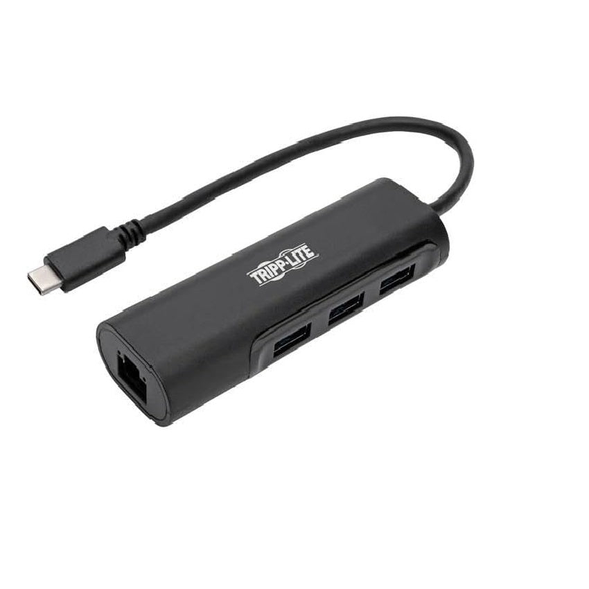 TRIPP LITE U460-003-3A1GB Hub Adaptador USB Tipo-C Portátil3 Puertos USB 3.1 RJ45 5 Gbps