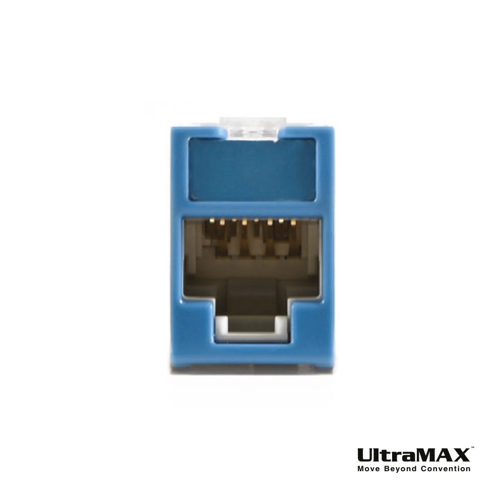 SIEMON U6-H06NB Jack RJ45 Cat6 UltraMAX para Placas Plano Angular color Azul