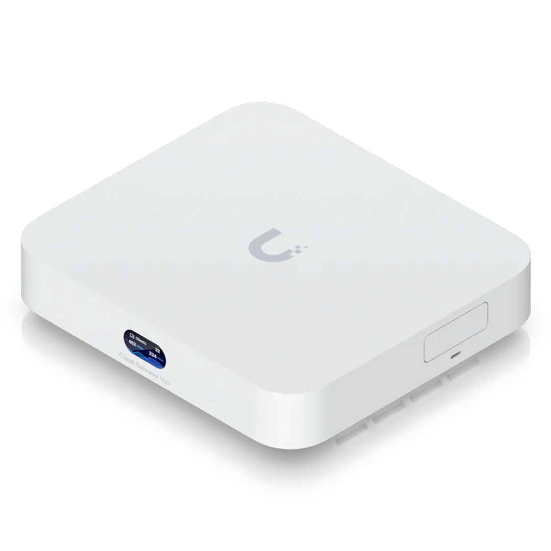 UBIQUITI UCG-MAX Router Gateway con NVR UNIFI Bahia SSD nvme