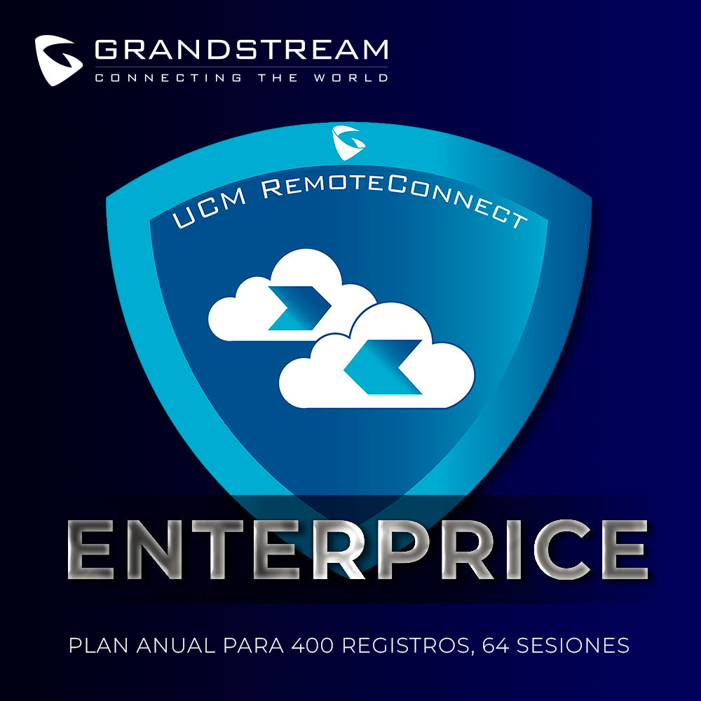 GRANDSTREAM UCMRC-ENTERPRISE Licencia Anual de Servicio en Nube