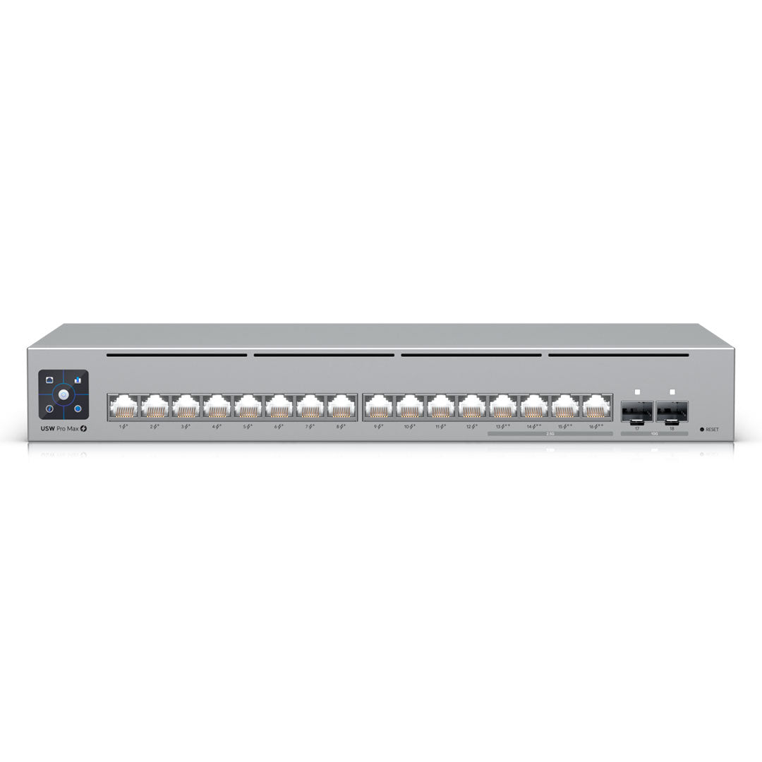 UBIQUITI USW-PRO-MAX-16-POE Switch UNIFI PoE 16 Puertos L3