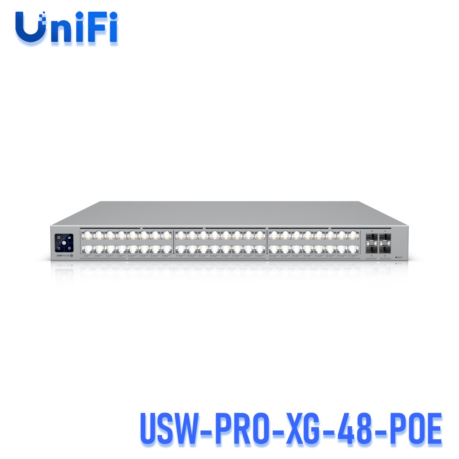UBIQUITI USW-Pro-XG-48-PoE Switch PoE+++ 48 Puertos 10G/2.5G SFP28 25G