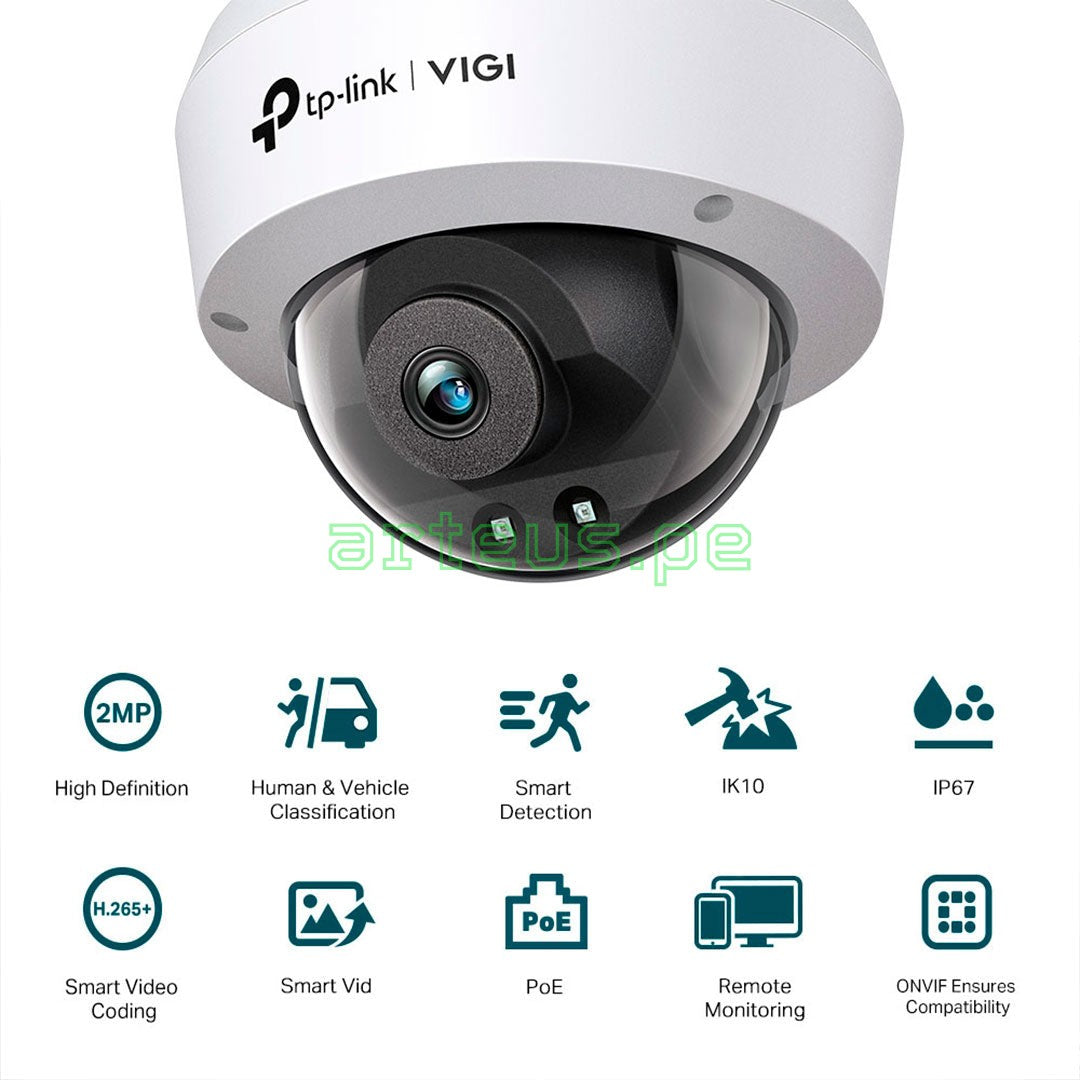 TP-LINK VIGI C220I 2.8mm Cámara de Seguridad IP PoE 2MP