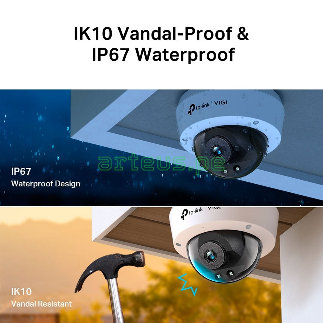 TP-LINK VIGI C220I 2.8mm Cámara de Seguridad IP PoE 2MP